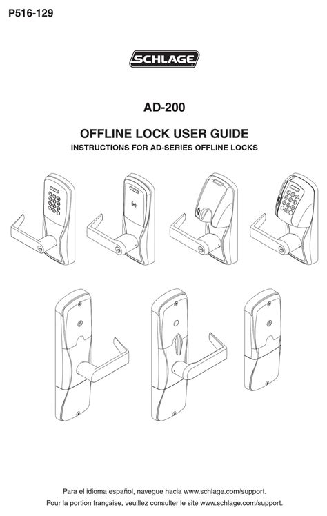 schlage ad 200 user guide